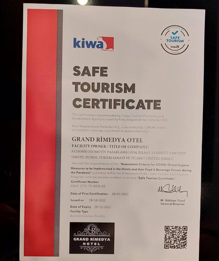 Grand Rimedya Hotel Mudanya Bursa Zewnętrze zdjęcie